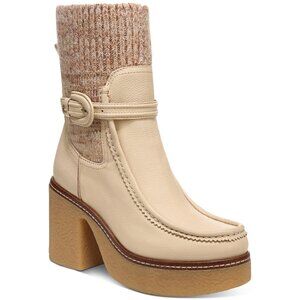 Sam Edelman Womens Leather Australian Wool Mid-Calf Boots